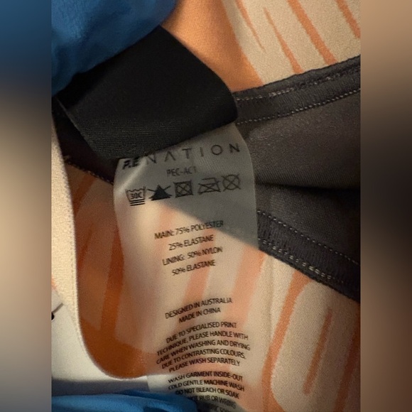 P.E Nation High-Rise Compression Leggings XS Blush Logo Waistband BNWT - Picture 10 of 10